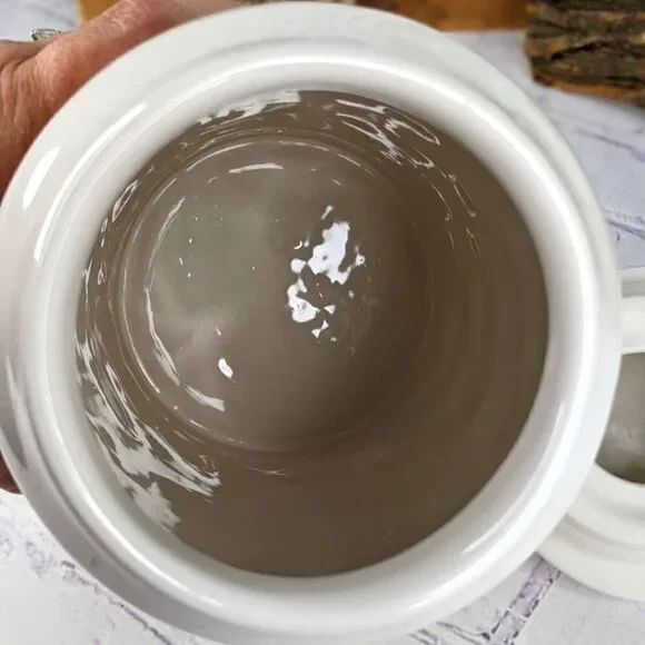 Rae Dunn STAY Ceramic Canister Treat Jar Storage Container